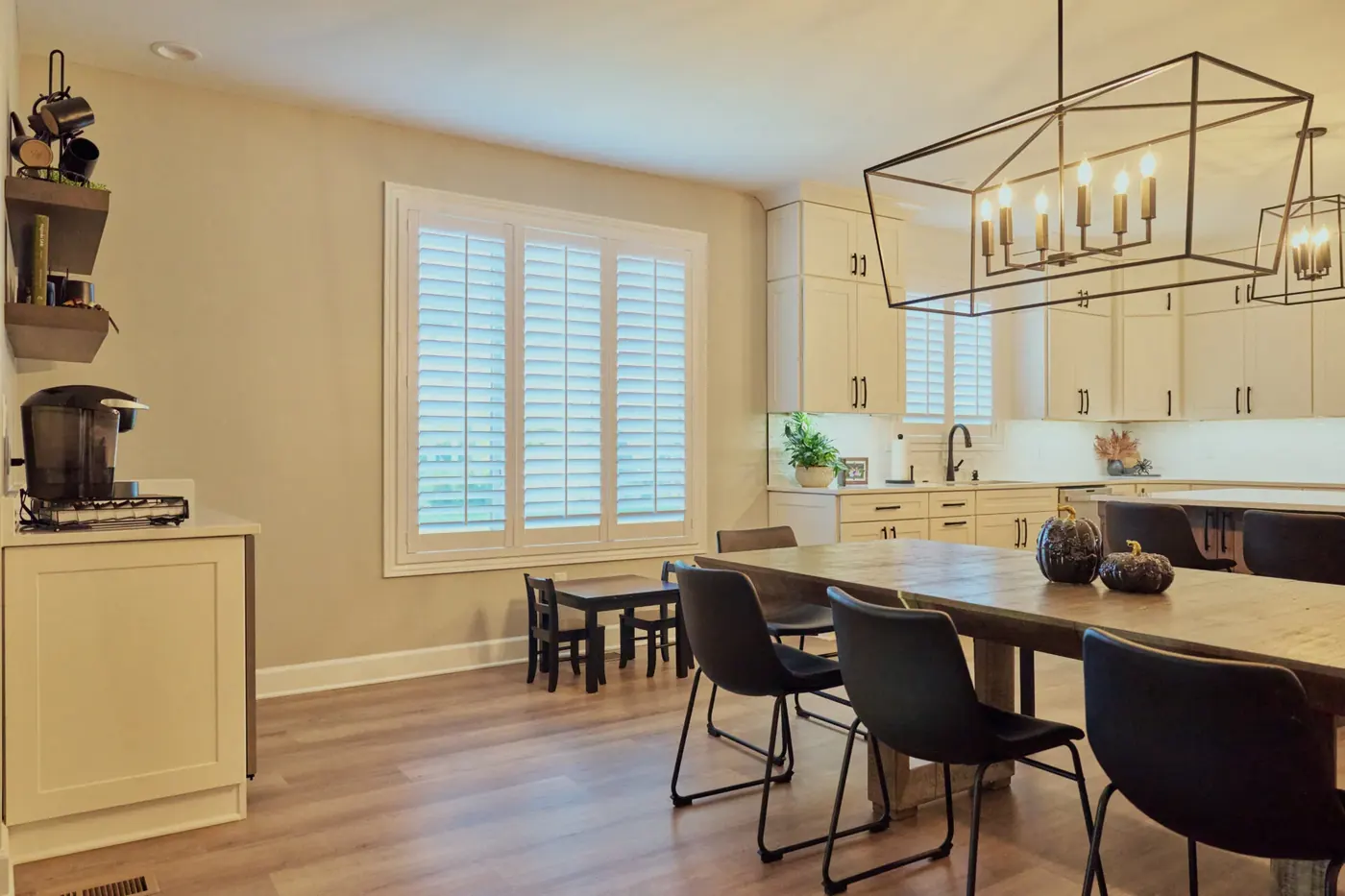 Custom shades measured and installed in Carmel